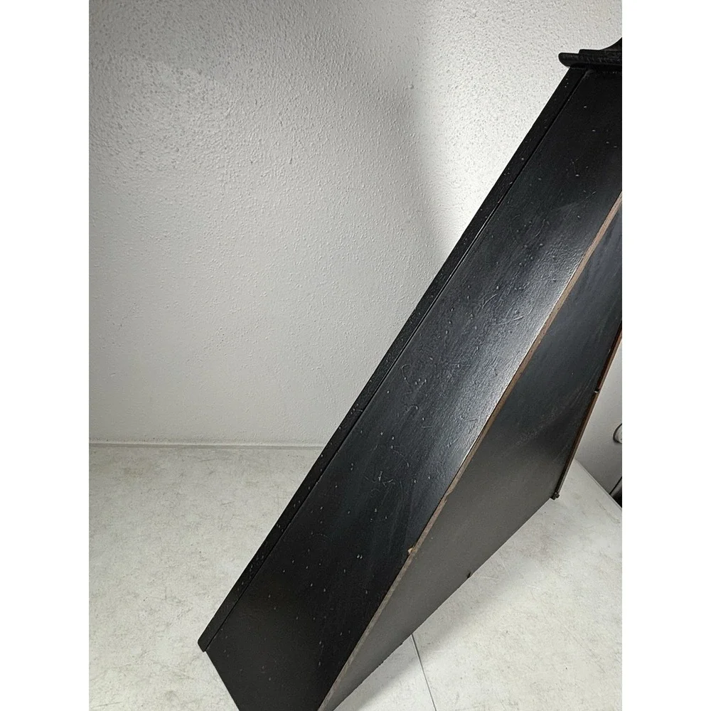 Vintage Stiffel Pyramid Wooden Shelf Wall Mount Book Crystal Stand 2.25 Ft Tall*